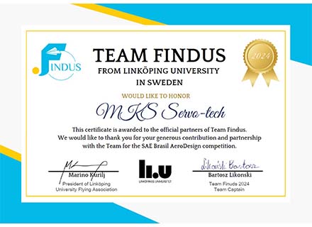 Linkoping University annouces the partnership with MKS Servo